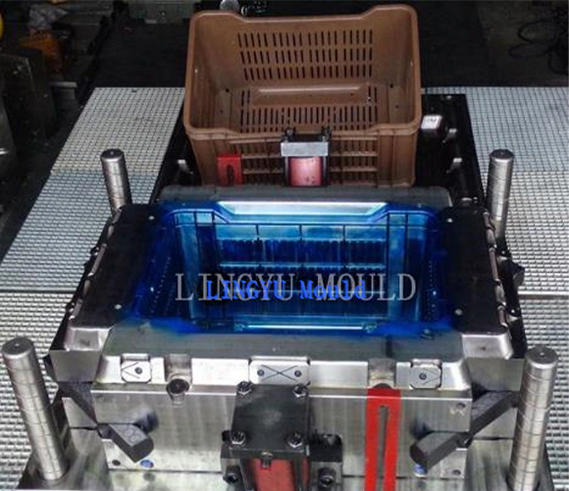 Plastic Mold For Stackable Crate,LINGYU MOULD Crate Mold